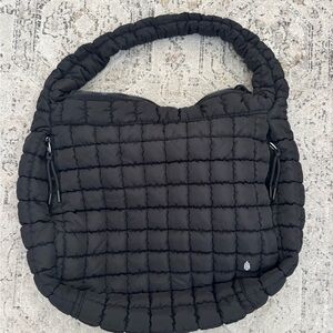 Black Quilted Shoulder Bag
